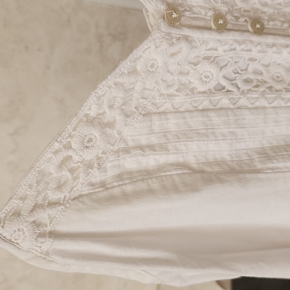 🎀🩷 ABERCROMBIE CROCHET EMBROIDERED MINI DRESS 🩷🎀 - Picture 4 of 17